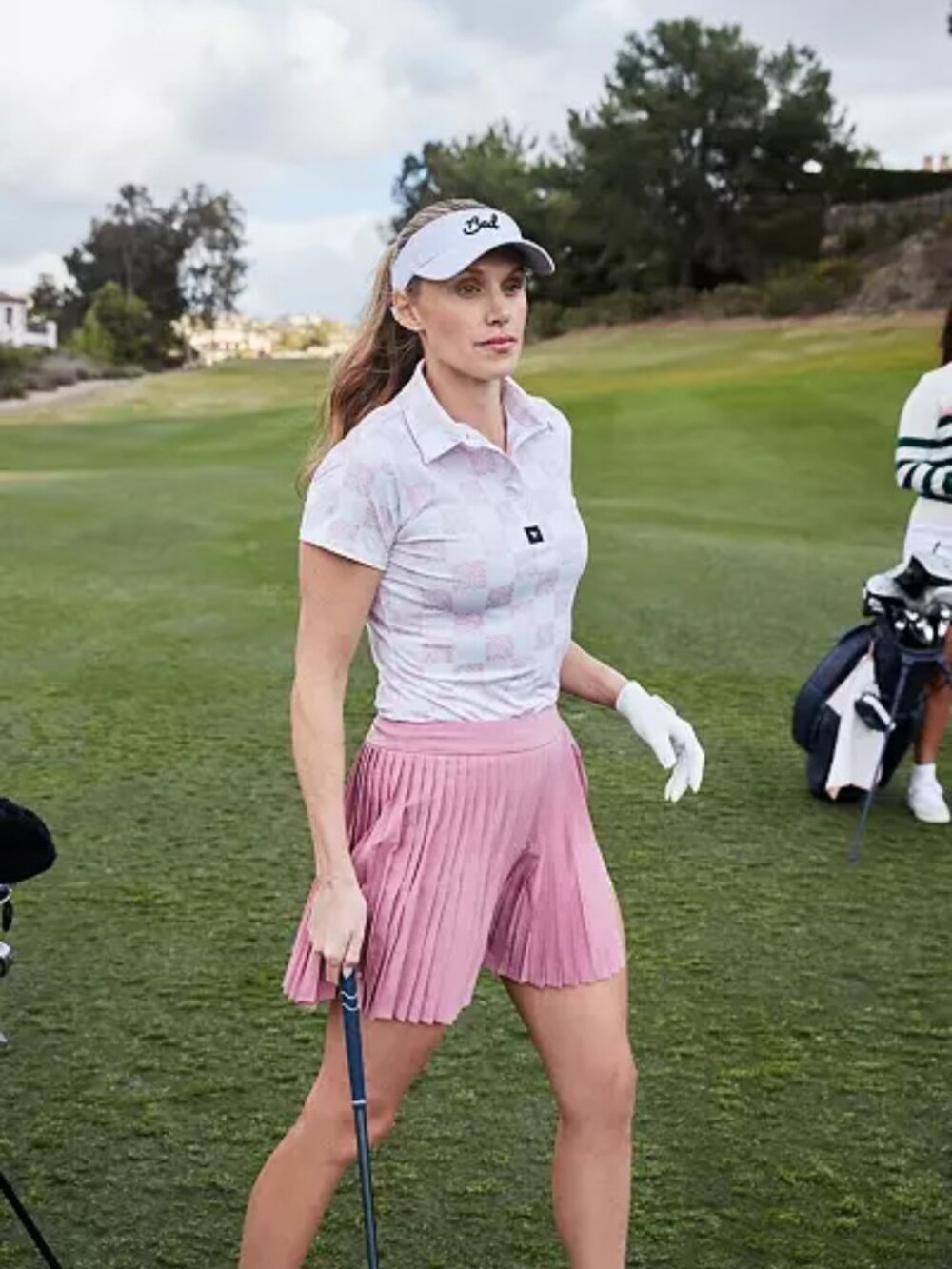 Bad Birdie Women's 16" Double Down Golf Skort Sz Small Petaluma Pink NWT - Picture 3 of 10
